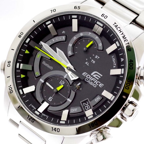 カシオ CASIO 腕時計 メンズ EQB-900D-1A エディフィス EDIFICE クォーツ グレー シルバー
