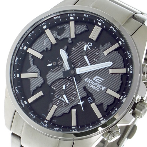 カシオ エディフィスクロノ クォーツ メンズ 腕時計 ETD300D1A ブラック