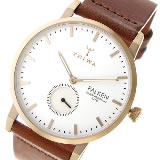 トリワ クオーツ ユニセックス 腕時計 FALKEN FAST101-CL010214 ホワイト / ブラウン