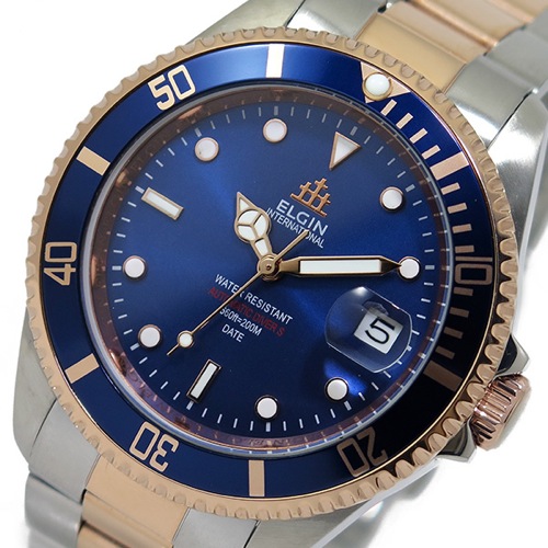 【送料無料】エルジン ELGIN 自動巻き メンズ 腕時計 FK1405PS-BL ブルー - メンズブランドショップ グラッグ