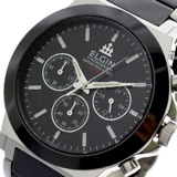 エルジン ELGIN 腕時計 メンズ FK1417C-B セラミックス クロノグラフ クォーツ ブラック 国内正規