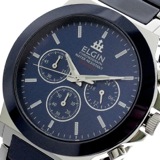 エルジン ELGIN 腕時計 メンズ FK1417C-BL セラミックス クロノグラフ クォーツ ブルー 国内正規