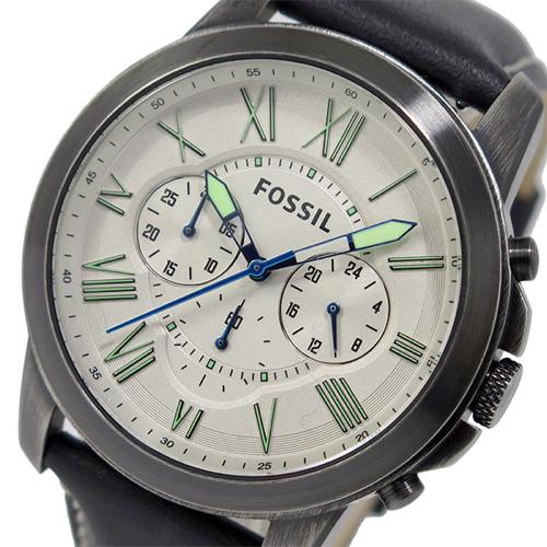 フォッシル FOSSIL クオーツ クロノ メンズ 腕時計 FS4921 ホワイト