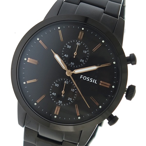 フォッシル クオーツ メンズ 腕時計 FS5379 ブラック