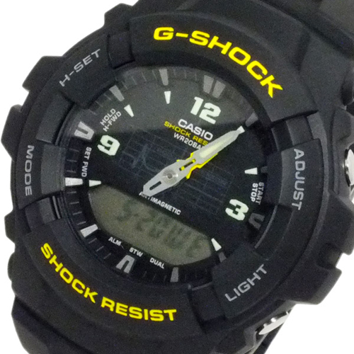 【送料無料】カシオ CASIO Gショック G-SHOCK メンズ アナデジ 腕時計 G-100-9C ブラック - メンズブランドショップ グラッグ