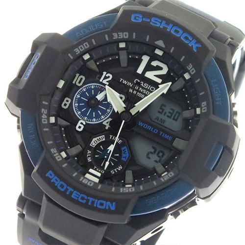 カシオ CASIO Gショック G-SHOCK クオーツ メンズ 腕時計 GA-1100-2B ブラック/ブラック