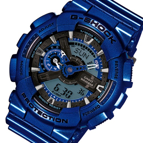 カシオ CASIO Gショック G-SHOCK メンズ 腕時計 GA-110NM-2A ブルー