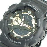 カシオ CASIO Gショック G-SHOCK 腕時計 メンズ GA-110RG-1 クォーツ ブラック