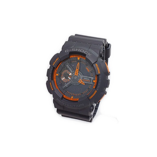 人気第6位 カシオ G-SHOCK ブラック オレンジ GA-110TS ジーショック