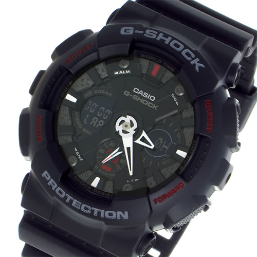 カシオ Gショック デジアナ メンズ 腕時計 GA-120-1 ブラック/グレー