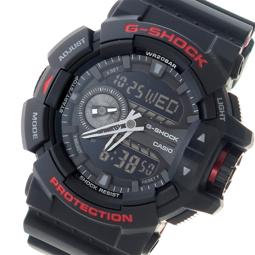 【送料無料】カシオ CASIO Gショック G-SHOCK クオーツ メンズ 腕時計 GA-400HR-1A ブラック - メンズブランド