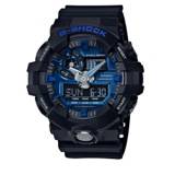 カシオ CASIO Gショック G-SHOCK アナデジコンビ アナデジ クオーツ メンズ クロノ 腕時計 GA-710-1A2 ブルー