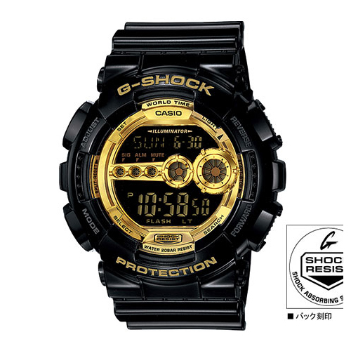カシオ CASIO Gショック G-SHOCK 高輝度LED 腕時計 GD-100GB-1JF