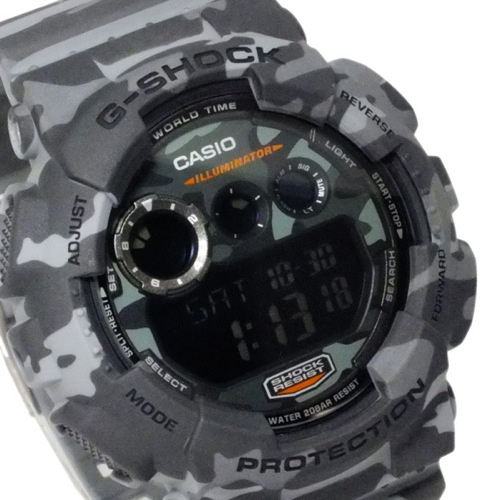 カシオ CASIO Gショック カモフラージュ デジタル メンズ 腕時計 GD-120CM-8