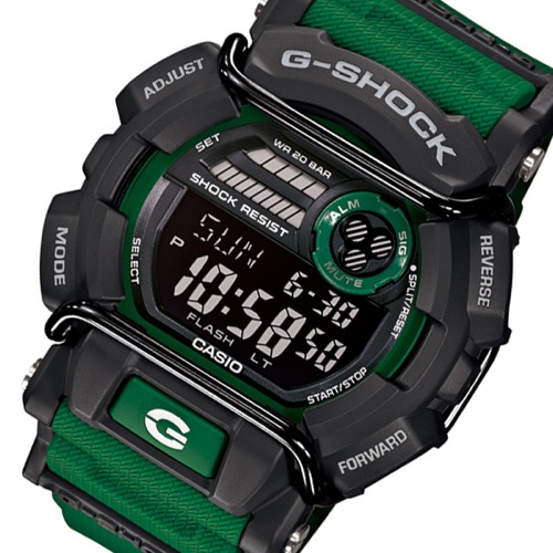 カシオ Gショック デジタル メンズ 腕時計 GD-400-3 グリーン