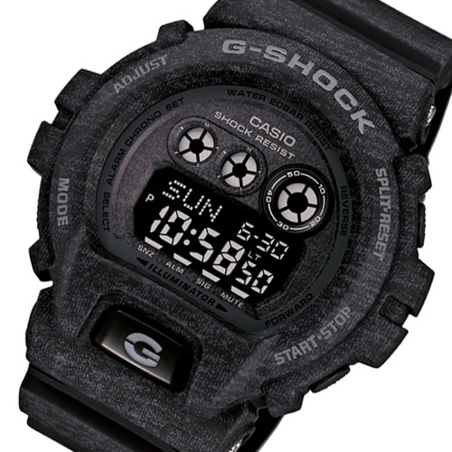 カシオ Gショック ヘザードカラーシリーズ メンズ 腕時計 GD-X6900HT-1 ブラック
