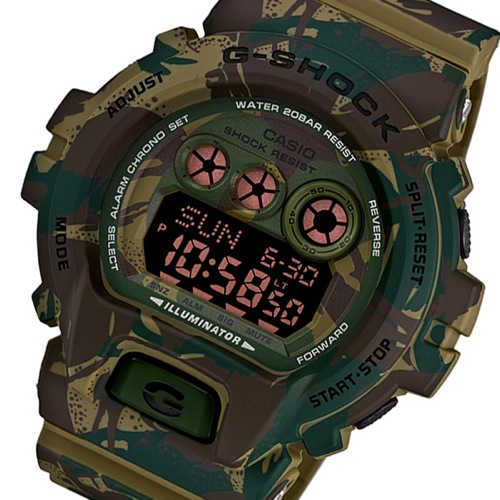 カシオ Gショック カモフラージュシリーズ メンズ 腕時計 GD-X6900MC-3 グリーン