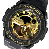 カシオ Gショック メンズ 腕時計 GST-210B-1A9 ブラック×ゴールド