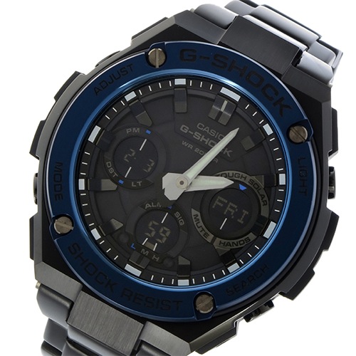 カシオ Gショック Gスチール クオーツ メンズ 腕時計 GST-S110BD-1A2 ブラック