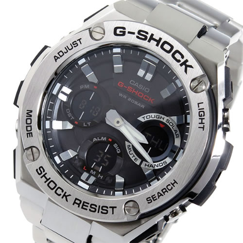 カシオ Gショック Gスチール ソーラー クオーツ メンズ 腕時計 GST-S110D-1A