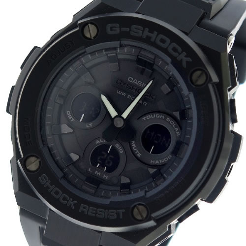 カシオ Gショック Gスチール クオーツ メンズ 腕時計 GST-S300G-1A1 ブラック