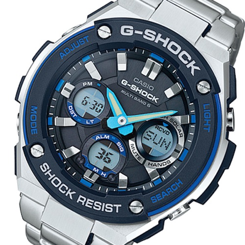 カシオ G-ショック Gスチール 電波 メンズ 腕時計 GST-W100D-1A2JF 国内正規