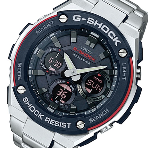 カシオ G-ショック Gスチール 電波 メンズ 腕時計 GST-W100D-1A4JF 国内正規