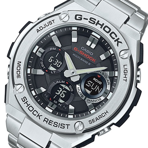 【送料無料】カシオ G-ショック Gスチール 電波 メンズ 腕時計 GST-W110D-1AJF 国内正規 - メンズブランドショップ グラッグ