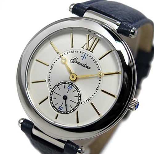 グランドール GRANDEUR クオーツ メンズ 腕時計 GSX057W1 ホワイト