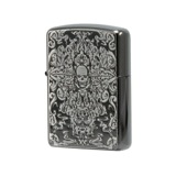 ジッポ ZIPPO オイルライター Grotesque Skull 喫煙具 GTS-B ブラック