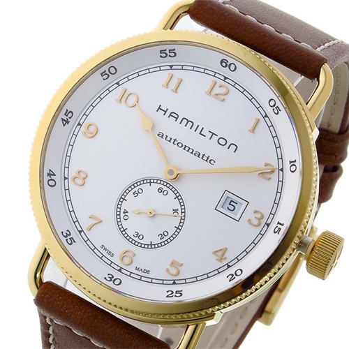 ハミルトン カーキ 自動巻き メンズ 腕時計 H77745553 ホワイト