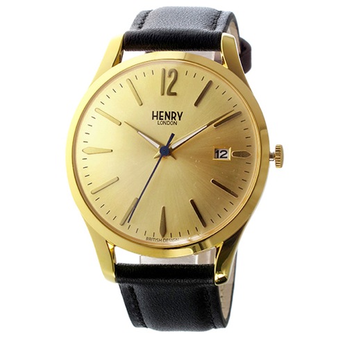 送料無料】ヘンリーロンドン HENRY LONDON ウェストミンスター 39mm ユニセックス 腕時計 HL39-S-0006 ゴールド/ブラック  - メンズブランドショップ グラッグ