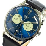 ヘンリーロンドン ナイツブリッジ ユニセックス 40mm クロノ 腕時計 HL41CS0039 ブルー/ブラック