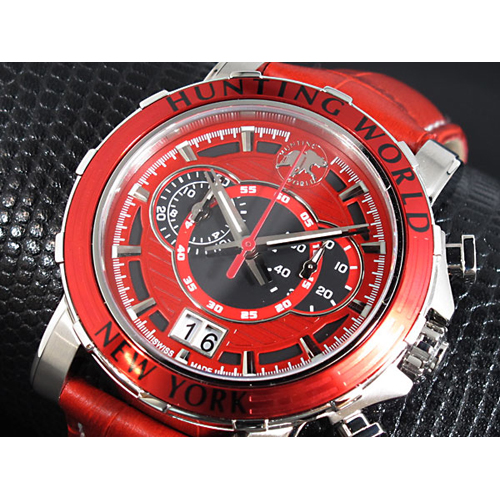 【送料無料】今人気のハンティングワールド HUNTING WORLD イリス メンズ 腕時計 HW913RD