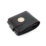 イギンボトム 国産高級ヌメ革 二つ折り メンズ 短財布 IGO-104-BK ブラック