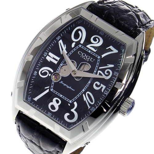 【送料無料】コグ COGU ジャンピングアワー 自動巻き メンズ 腕時計 JH7-BK ブラック - メンズブランドショップ グラッグ