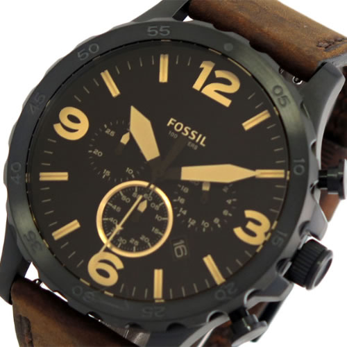 フォッシル FOSSIL 腕時計 メンズ JR1487 クォーツ ダークブラウン