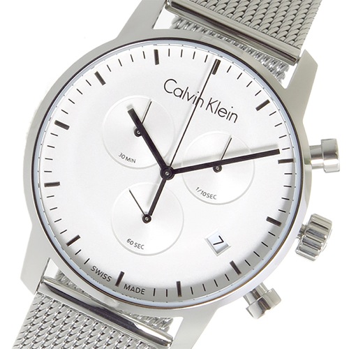 カルバン クライン クオーツ メンズ 腕時計 K2G27126 シルバー