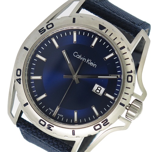 カルバンクライン クオーツ メンズ 腕時計 K5Y31UVN ブルー