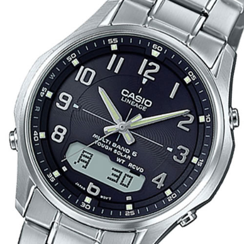 カシオ リニエージ アナデジ クオーツ メンズ 腕時計 LCW-M100DE-1A3JF ブラック 国内正規
