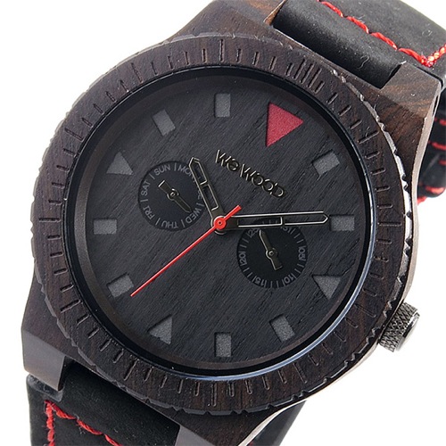 ウィーウッド 木製 メンズ 腕時計 LEO-TERRA-BLACK ブラック 国内正規
