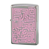 ジッポ ZIPPO 迷路 Labyrinth 喫煙具 MEIRO-PK ピンク