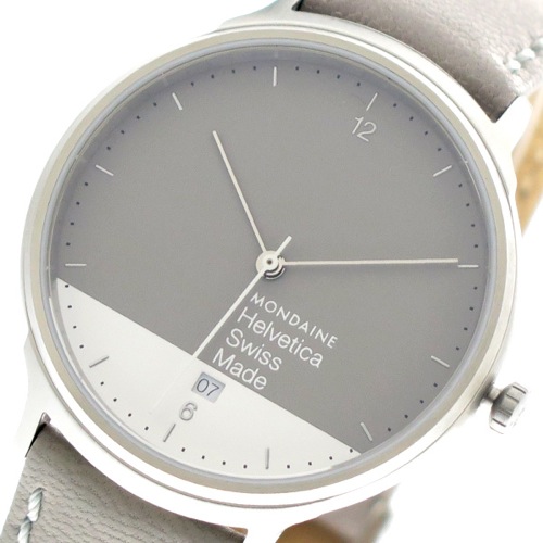 モンディーン MONDAINE 腕時計 メンズ MH1.L2280.LH クォーツ グレー ホワイト グレー