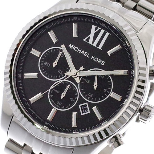 【送料無料】マイケルコース MICHAEL KORS 腕時計 メンズ MK8602 クォーツ ブラック シルバー - メンズブランドショップ グラッグ