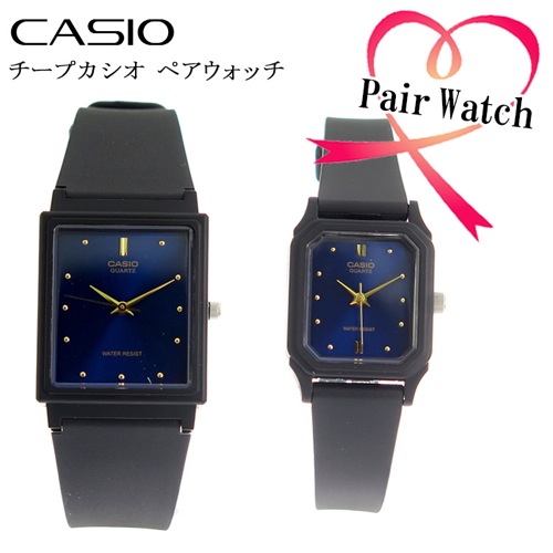 【ペアウォッチ】 カシオ CASIO クオーツ 腕時計 MQ38-2A LQ142E-2A