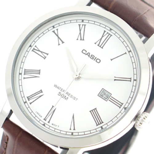 【希少逆輸入モデル】 カシオ CASIO 腕時計 メンズ MTP-E149L-7B クォーツ ホワイト ブラウン