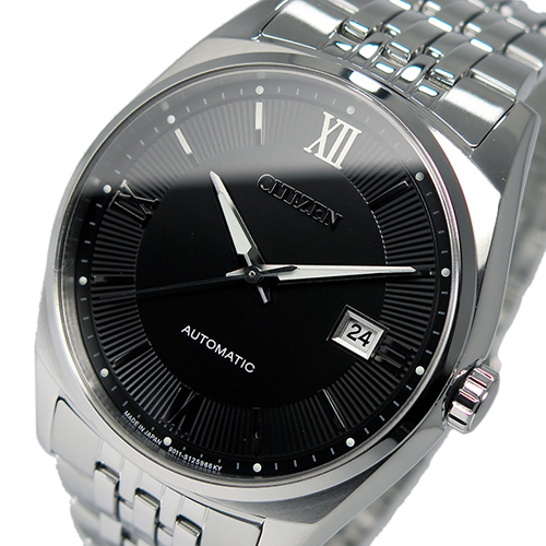 シチズン CITIZEN メカニカル 自動巻き メンズ 腕時計 NB1021-57E ブラック
