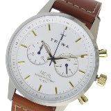 トリワ クオーツ ユニセックス 腕時計 NEST115-SC010215 ホワイト / ブラウン