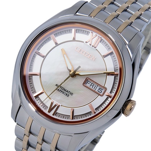 【送料無料】シチズン CITIZEN 自動巻き メンズ 腕時計 NH8344-51A シェルホワイト - メンズブランドショップ グラッグ