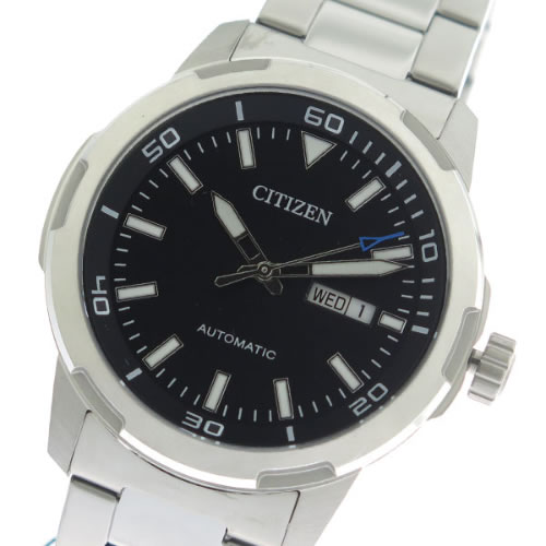 シチズン CITIZEN  オートマチック AUTOMATIC 自動巻き メンズ 腕時計 NH8370-86E ブラック/シルバー